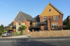 Four new houses built on the site of Fairlight Garage