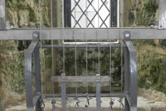 The clavier for bell ringing at Fairlight Church