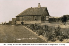 Browneves Cottage, 1928 - no longer exists