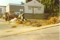 Fairlight Village Hall being extended 1993