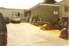 Fairlight Village Hall being extended 1993