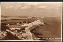 View from Fairlight cliffs towards Rye